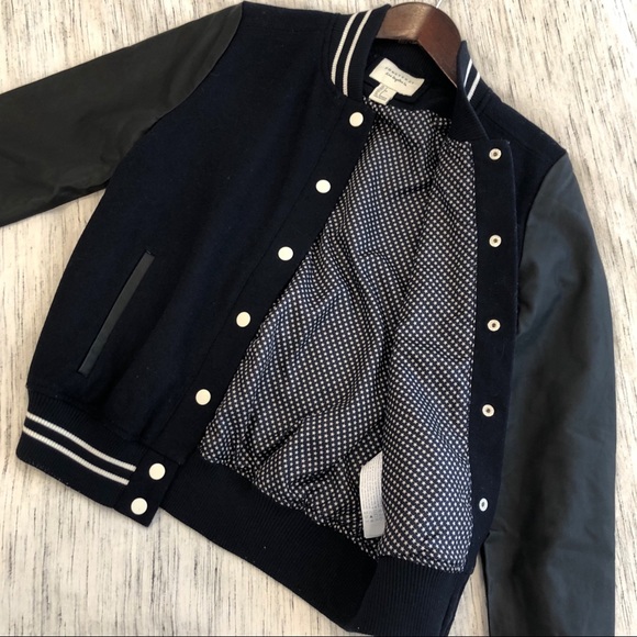 Forever 21 Faux Leather Varsity Jacket Size Small - Picture 5 of 8